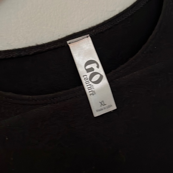 Go Couture Contrast Long Sleeve Dress XL NWOT - Picture 2 of 7